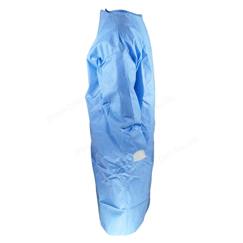 OEM Factory Level 3 SMS Fabric Drapes and Gowns Disposable Surgical Gown