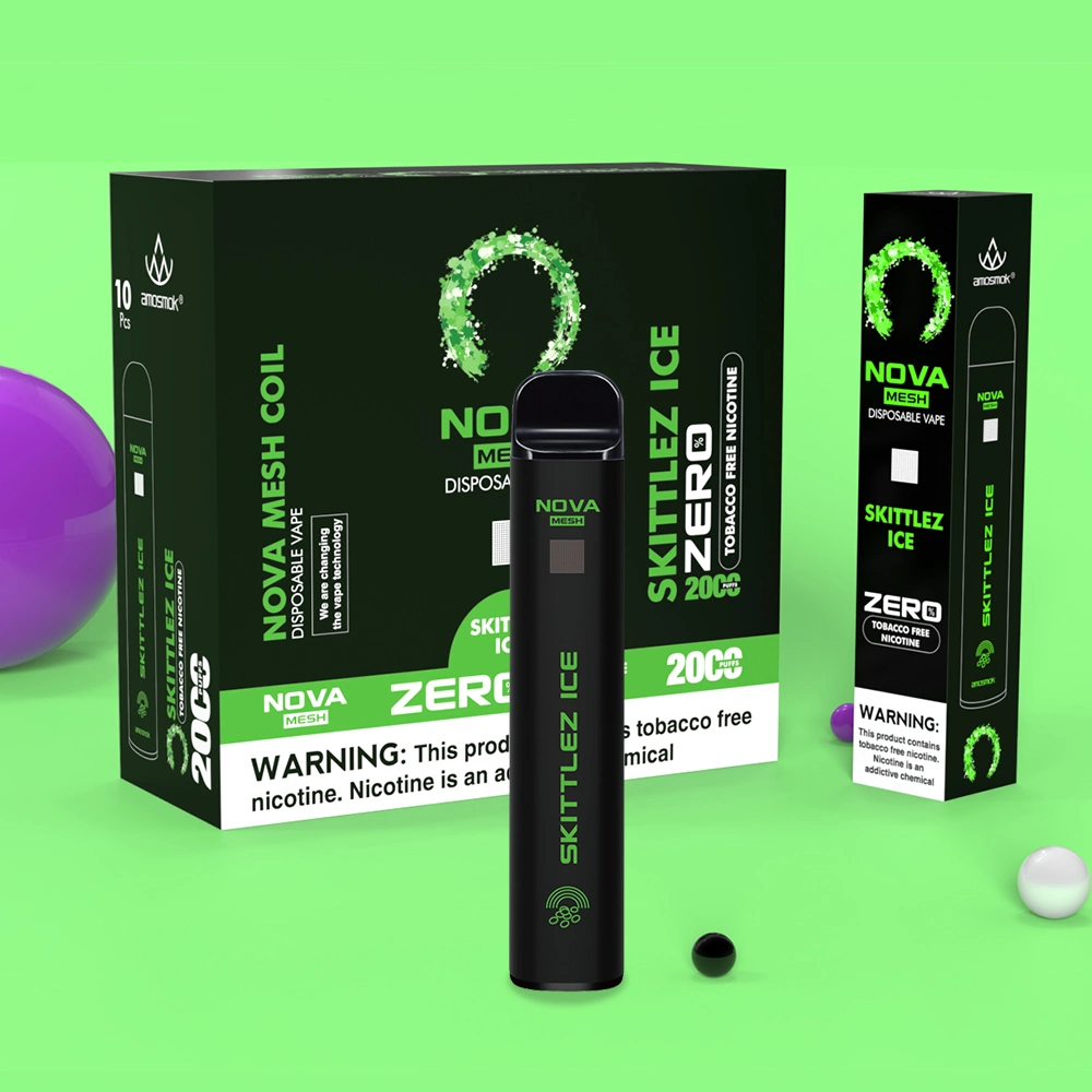 Mejores tipos OEM Custom compra Mayorista/Proveedor de cartuchos desechables de VAPE E Cig estilo pluma fábrica vaporizador electrónico nicotina 2000 Puff en grandes cantidades de cigarrillos vacío Precio