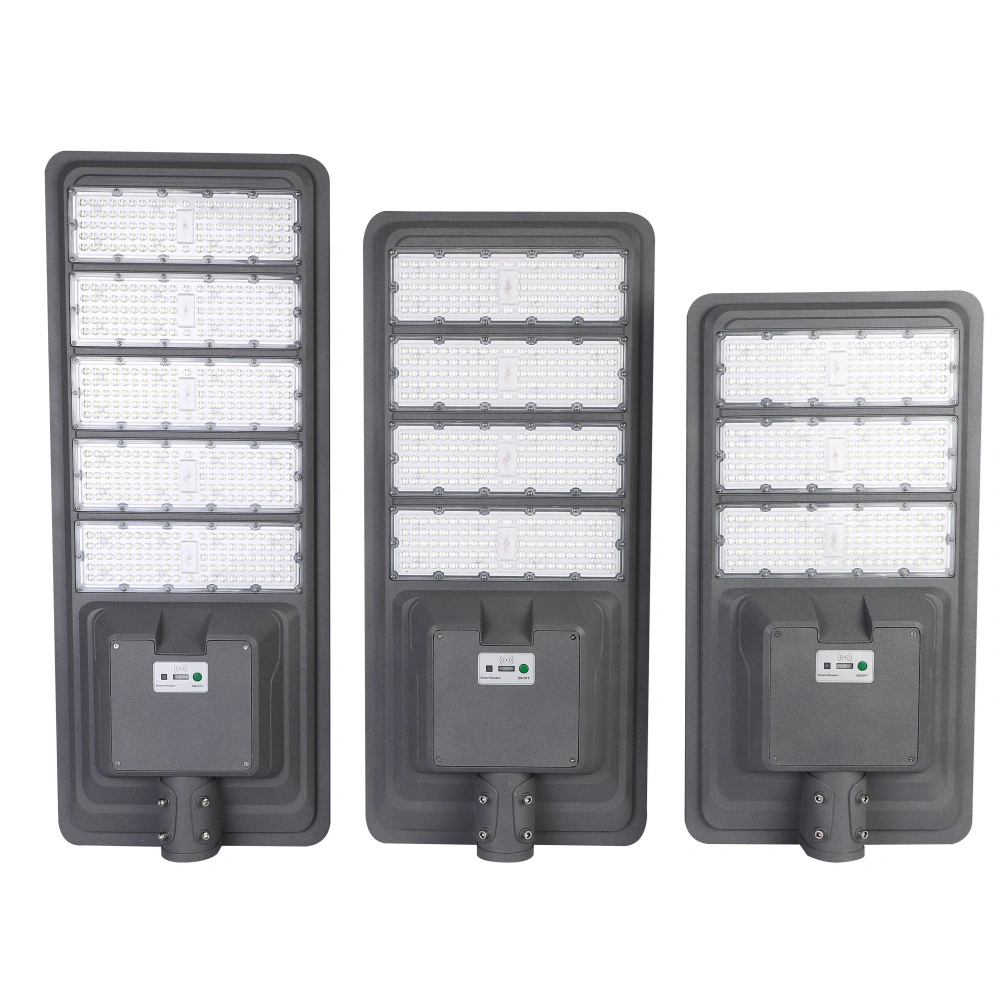 Luz solar LED Street com sensor de movimento de jardim de 300 W com Bateria