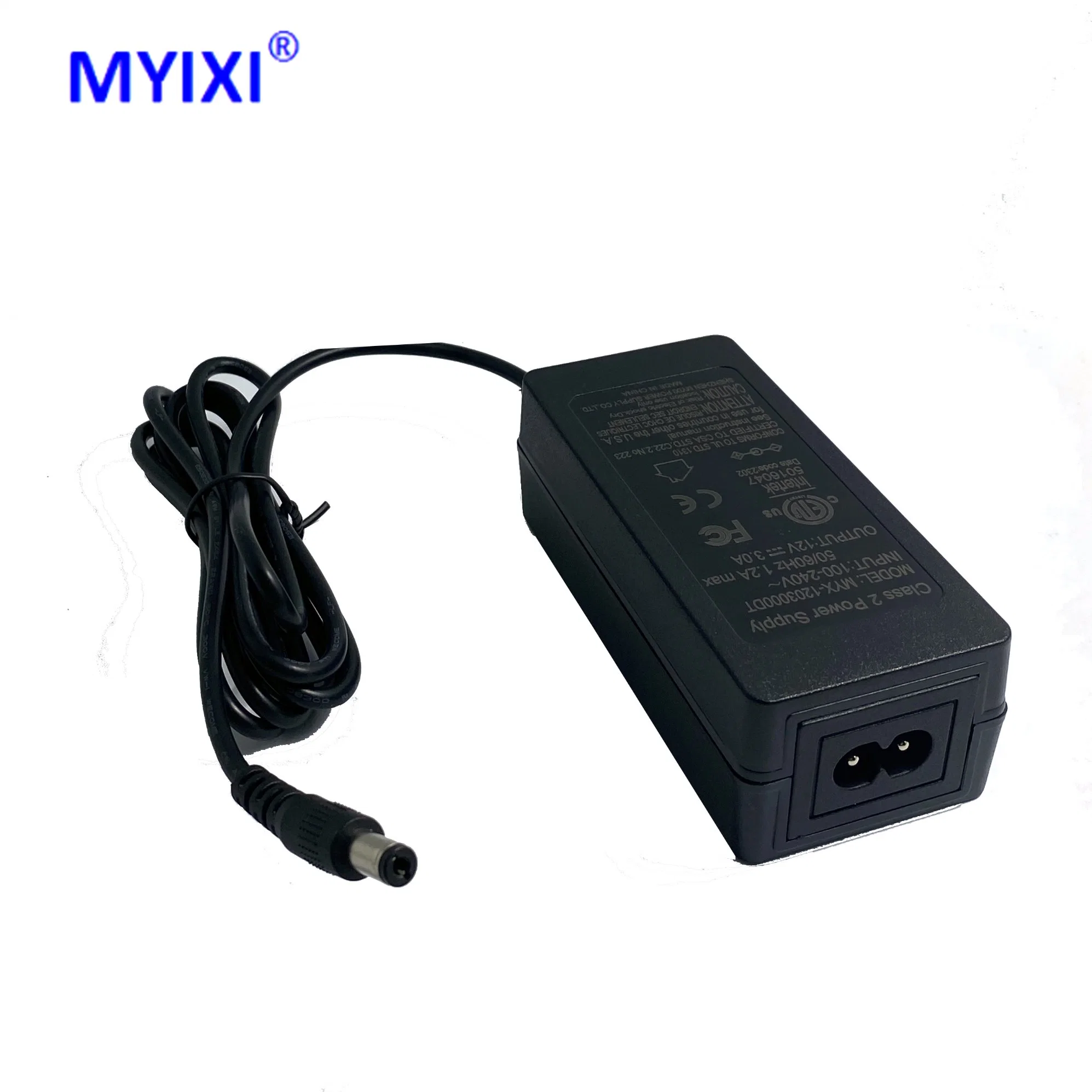 ETL FCC CE CB PSE Kc Kcc SAA Certification 15V 2A 12V 3A 24V1.5A 36W Desktop Power Adapter 12V AC DC Power Supply