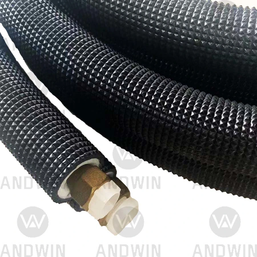 1/4 1/2 3/4 3/8 Good Quality AC Anti-Corrosion Black PE Insulated Copper Tube