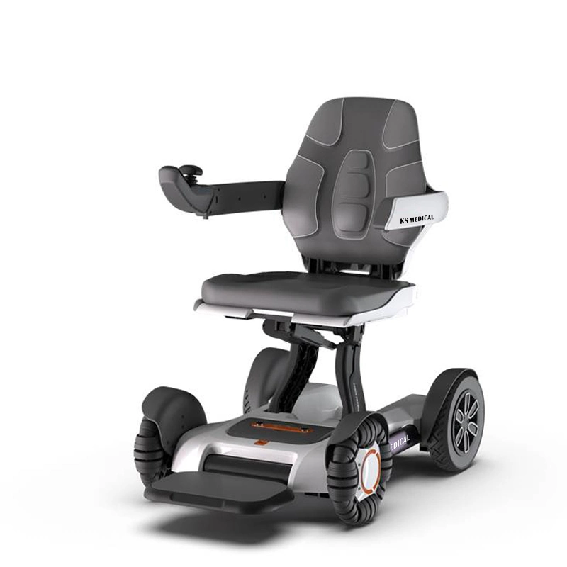 KSM-610 جميع الأراضي المسنين التنقل الكراسي المتحركة اليدوية الدراجة الهوائية كرسي متحرك كهربائي سكوتر سكوتر Electric Mobility Smart Scters