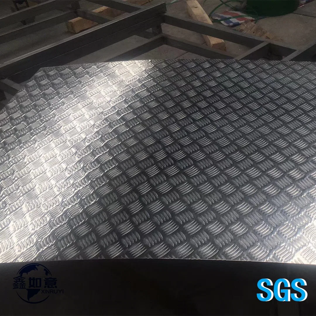 High Strength Checkered Embossed Ribbed 1060 Temper O Al99.6 Alloy Aluminum Sheet for Chemical Equipment / Electronic Devices