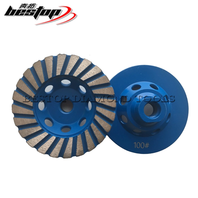 D100mm Diamond Turbo Cup Grinding Wheel with 5/8"-11 Arbor