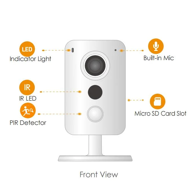 Dahua Imou Cube 2/4MP كشف الصوت كشف الصوت ثنائي الاتجاه كاميرا Wi-Fi