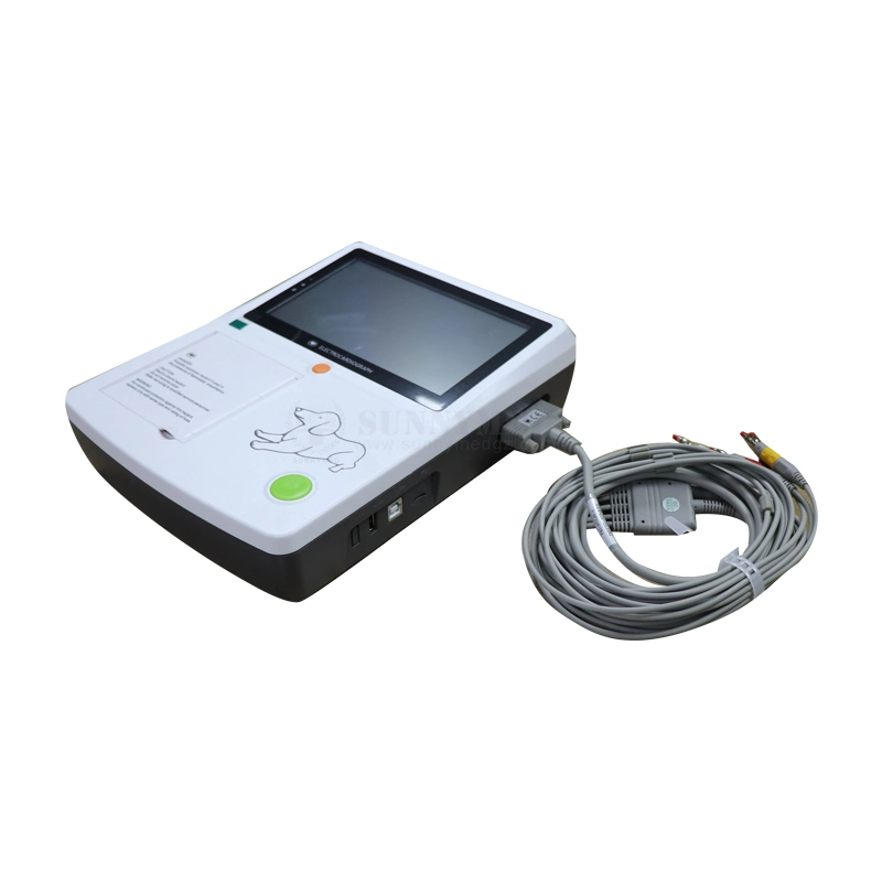 Sy-W002 Potable 3 Channel 12 Lead Vet ECG Digital Electrocardiogtaph Device