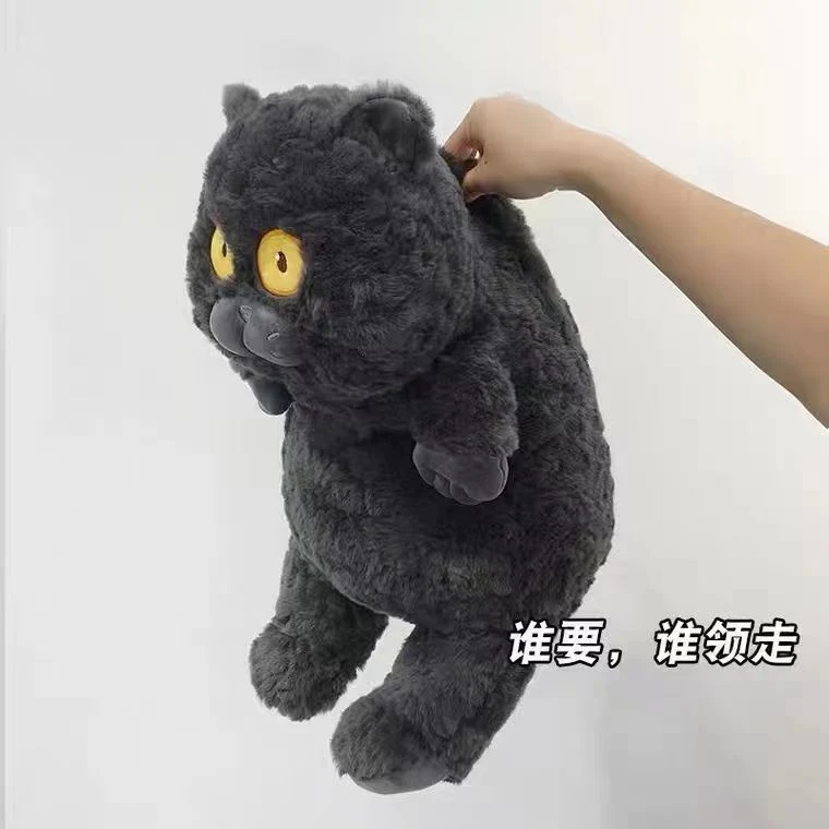 Cute Cat Doll Plush Toy Simulation Blue Cat White Cat Orange Cat