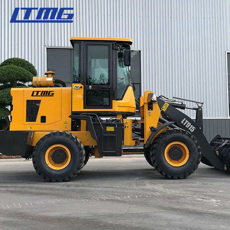 Ltmg Machines de construction Compact 0,8 tonne 1 tonne 1,5 tonne 2 tonnes Chargeuse sur roues articulée de 3 tonnes 4 tonnes avec joystick.