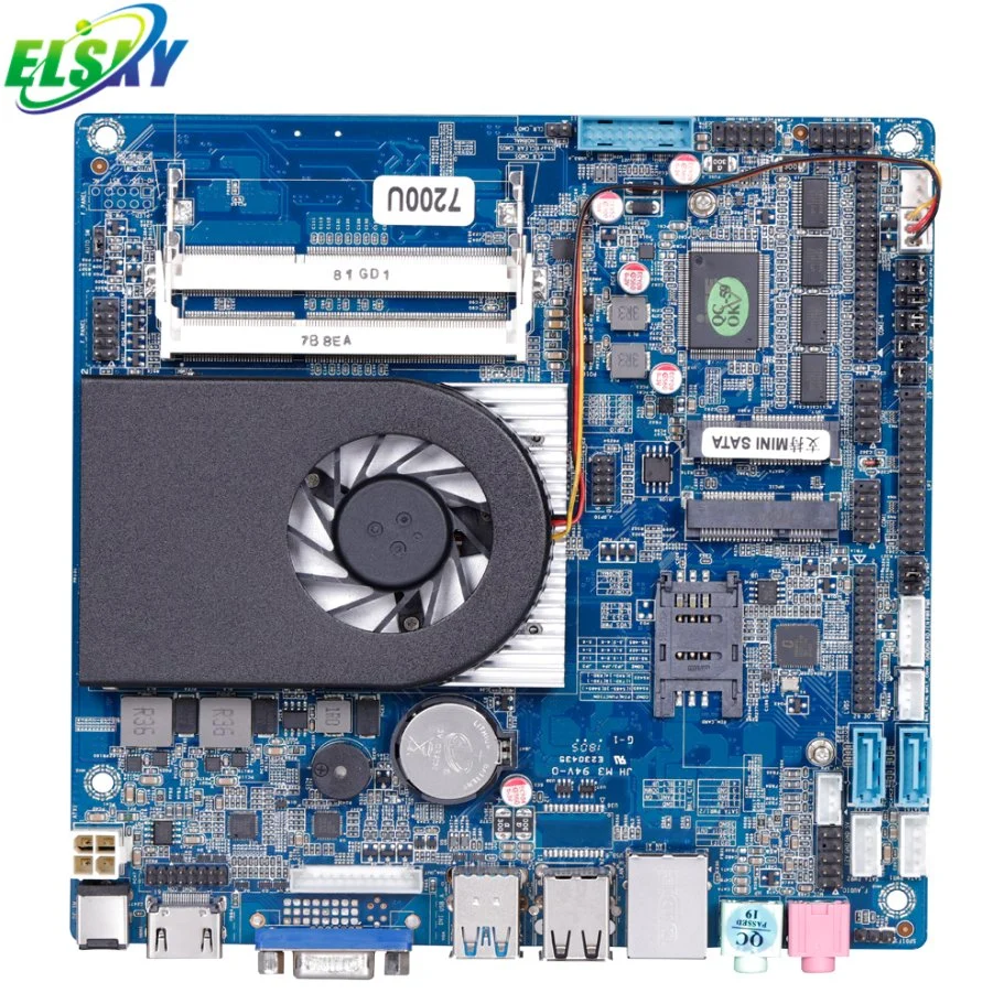 Elsky 7ª Gen I3I5I7DVI popular Mini ITX placa base