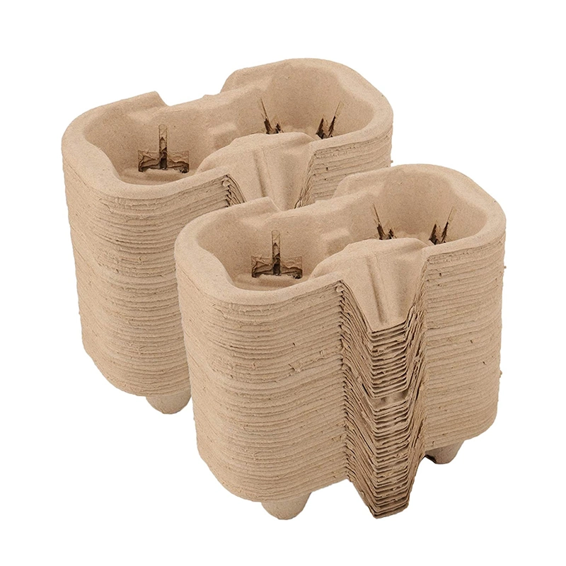 High quality/High cost performance  Take Away Hot Drink Kraft Papercup Disposable Kraft Tea Coffee Carrier Paper Cup Holder