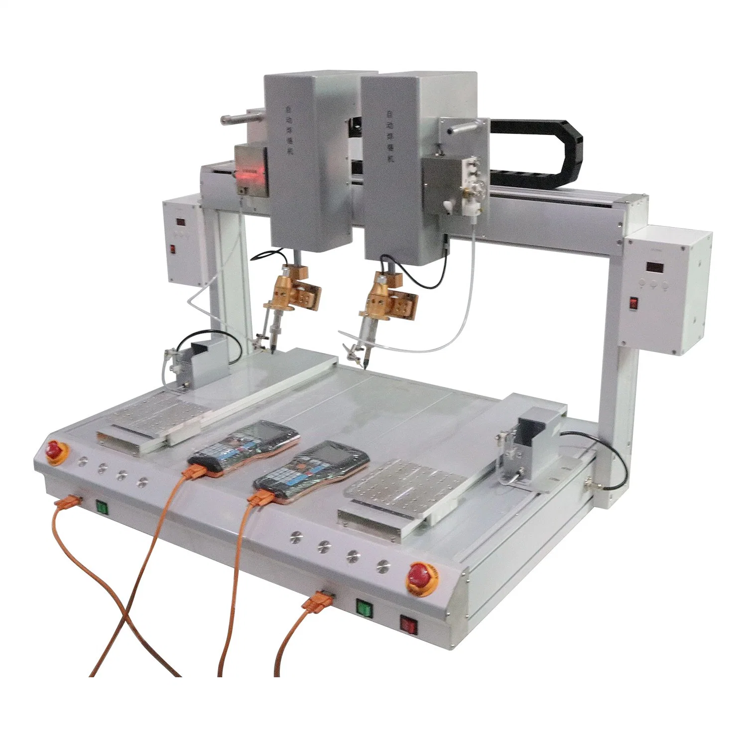 Ra Fully Auto Robotic High Accuracy Welding/Soldering Machine/Iron Gun/Robot/Equipment for USB Wire Soldering