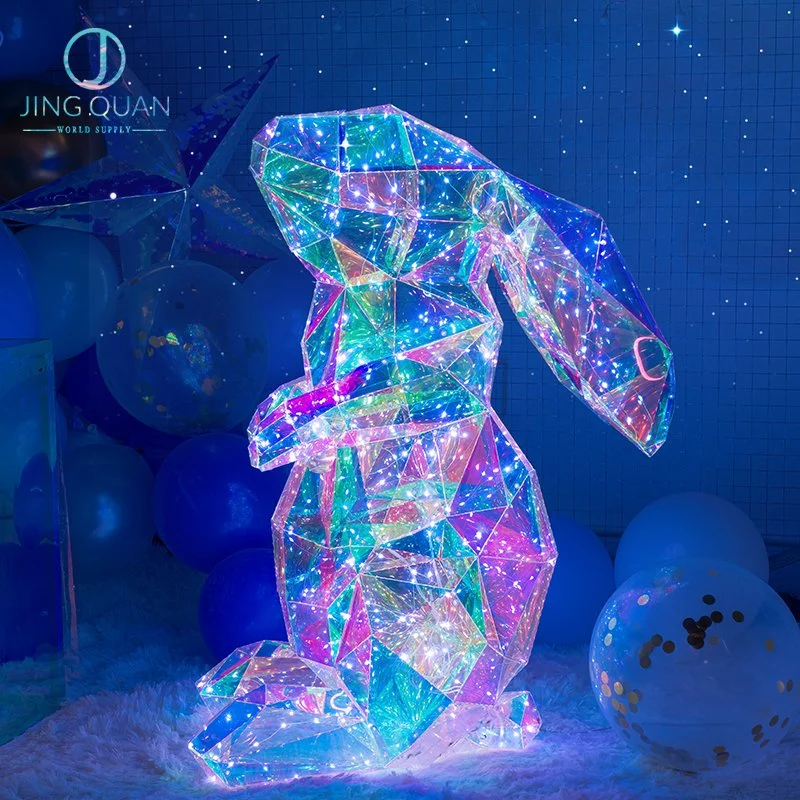 Big Lop Festival Decoration LED Light Easter Christmas Ornaments Art Color Motif Lighting 2023 Gifts Ideas