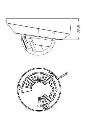 FSAN 2MP IR Infrared Security Surveillance Dome Camera