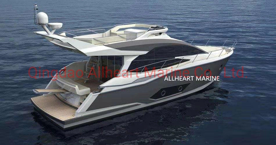 Allheart 14m Luxury Yacht with Beautiful Interior Fly Bridge for Sale