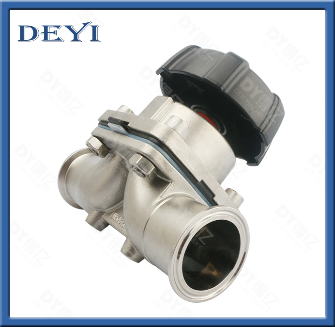 Deyi Sanitary Stainless Steel Diaphragm Valves and Pipe Fittings Good Price