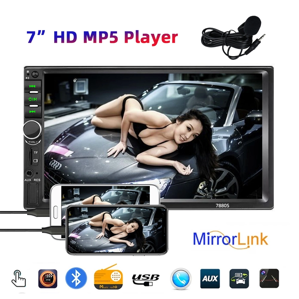 7 Inch Touch Screen Car Double DIN Music Player 2 DIN Video Stereo Auto Radio Car MP5 Player DVD 7880s