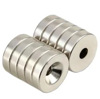 Super Strong N35-N52 Neodymium Cylinder Nickel Coating Magnet