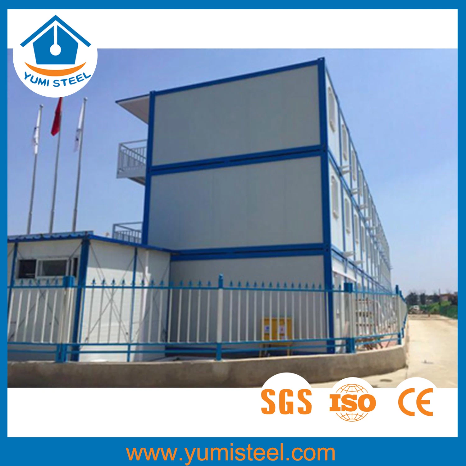 Prefabricated Multiple Shipping Container Combination House for Apartment/ Office/Vacasion