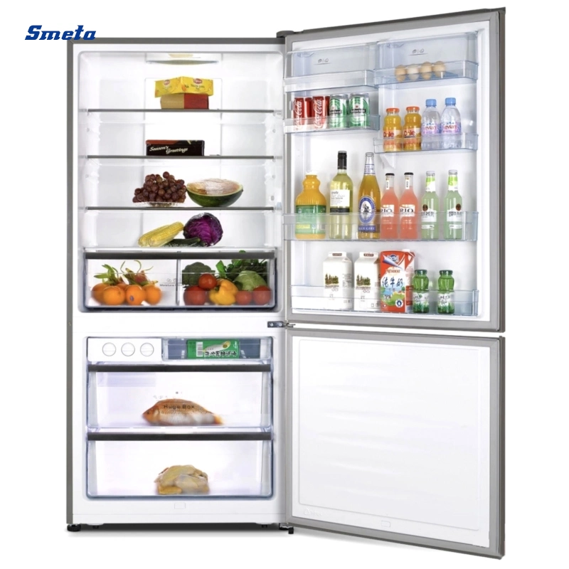 Smeta 300L no Frost dos puerta refrigeración vertical refrigerador