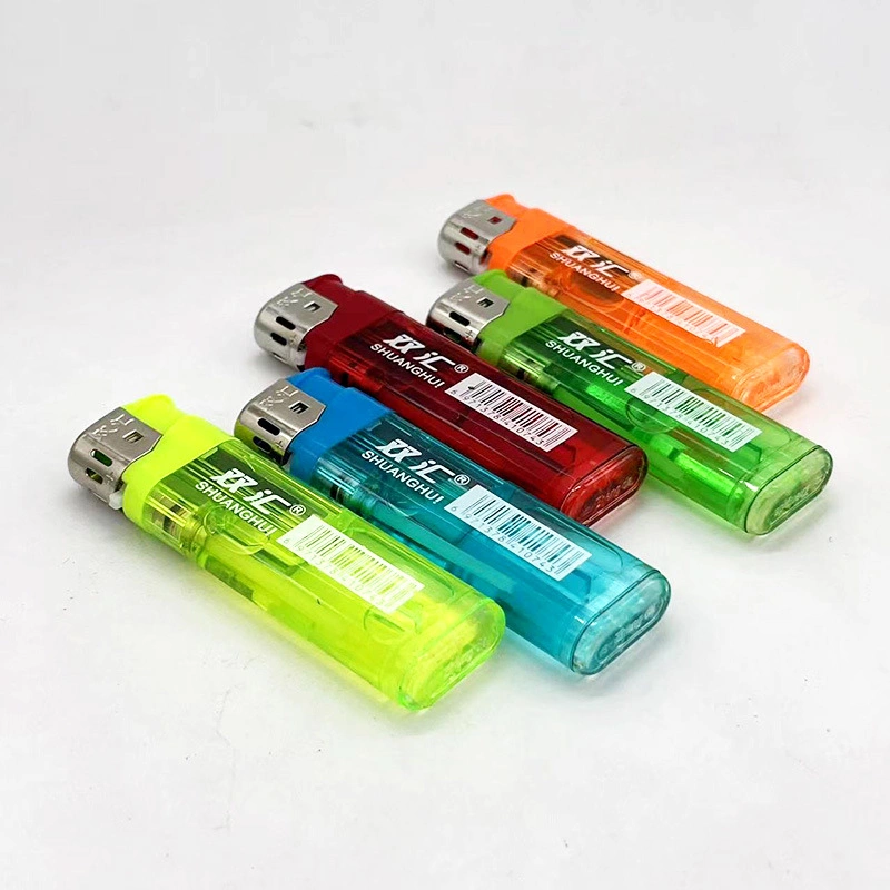 Wholesale/Supplier Classic Fashion Transparent Plastic Disposable Open Flame Lighter