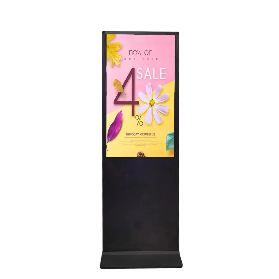 43 pouces LCD Digital Signage Media Player Indoor Android Interactive Screen Advertising Display Floor Stand Totem