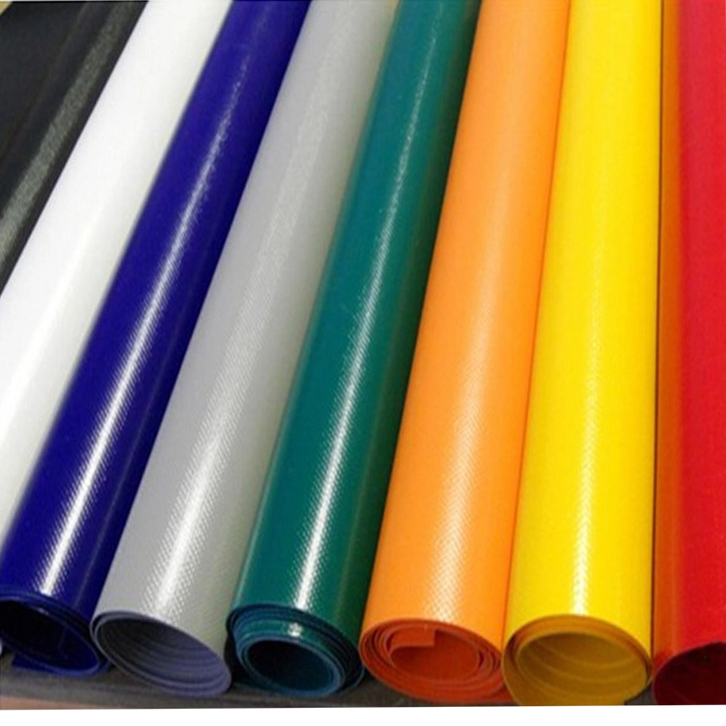 18oz 610g Anti-UV Outdoor Glossy PVC Coated Tarpaulin Fabric for Tents