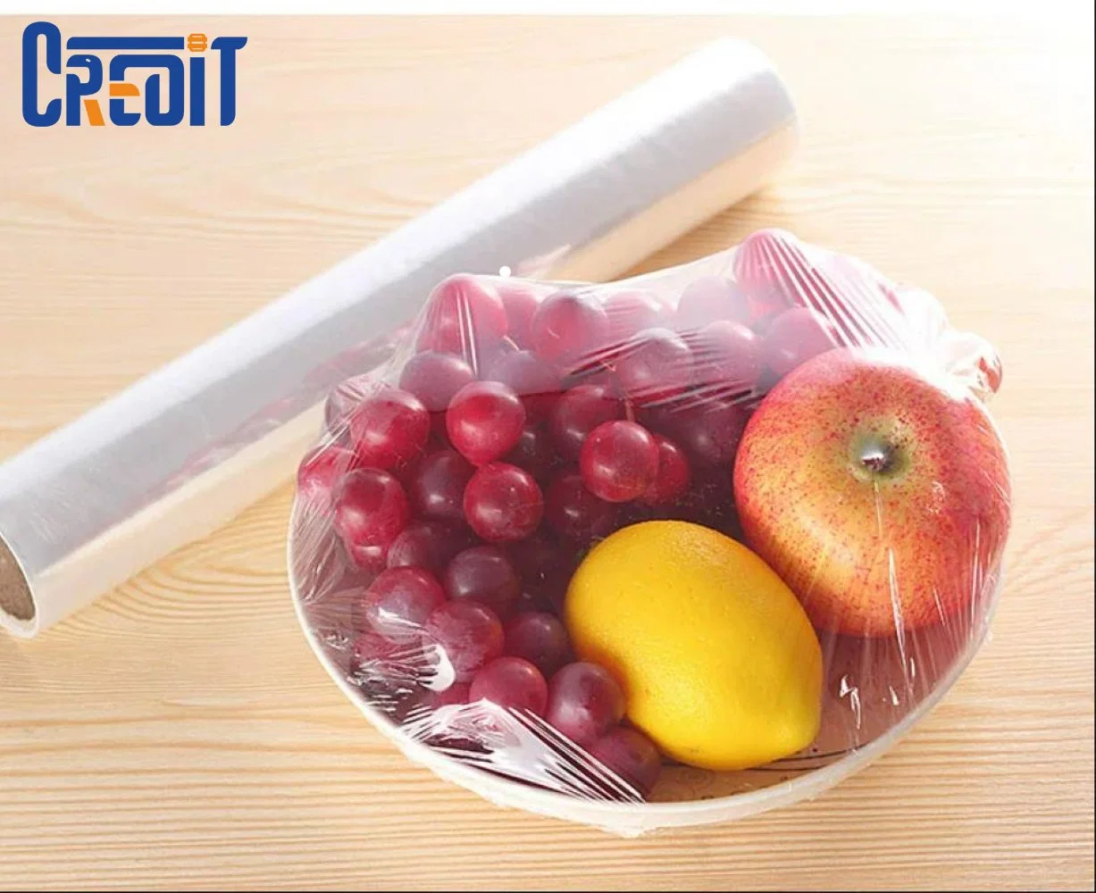 Keep Fresh Protect Food Plastic Antimicrobial Reusable Eco Friendly Stretch PVC PE Cling Film