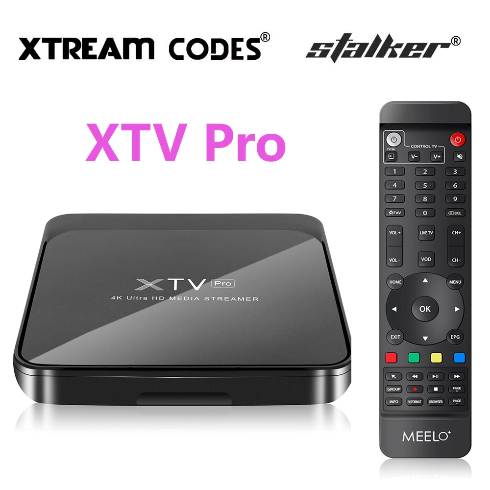 2022 Hot Sale XTV PRO Dual Band 5g Media Streaming YouTube STB Media Nuevo MyTV en línea