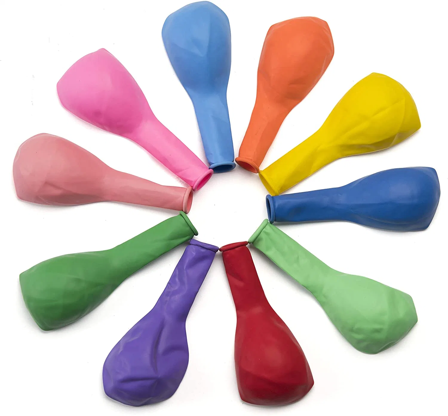 Party Balloons 12 Inch 10 Assorted Rainbow Colors for Party Decorations, Birthday Parties Supplies