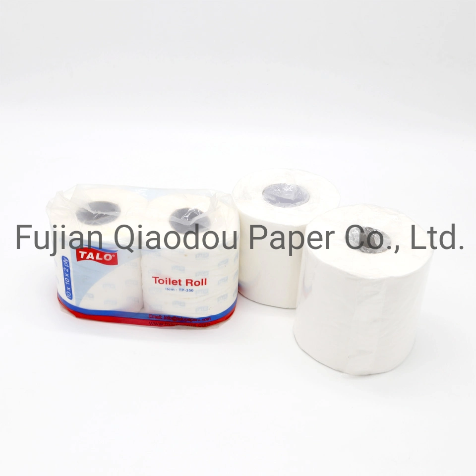 Туалетная бумага Qiaodou OEM для туалетной бумаги туалетная бумага для туалетной бумаги 2/3-слойные 100% материал Virgin Pulp