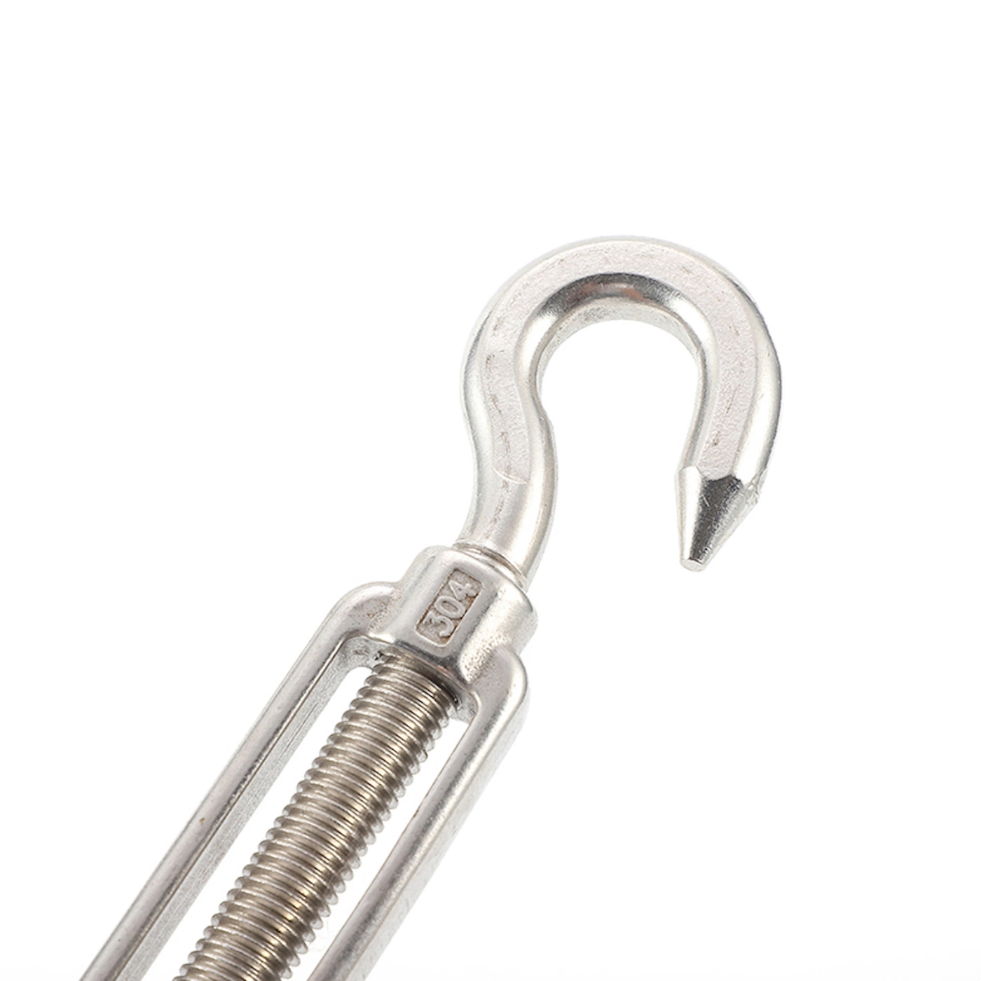 Stainless Steel Fencing Wire Hook Eye Jaw Wire Rope Cable Fitting Rigging Hardware Turnbuckle