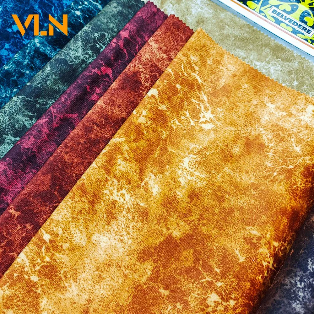 Furniture Fabric Home Textiles High quality/High cost performance 100% Polyester Holland Velvet Dyeing and Printing Upholstery