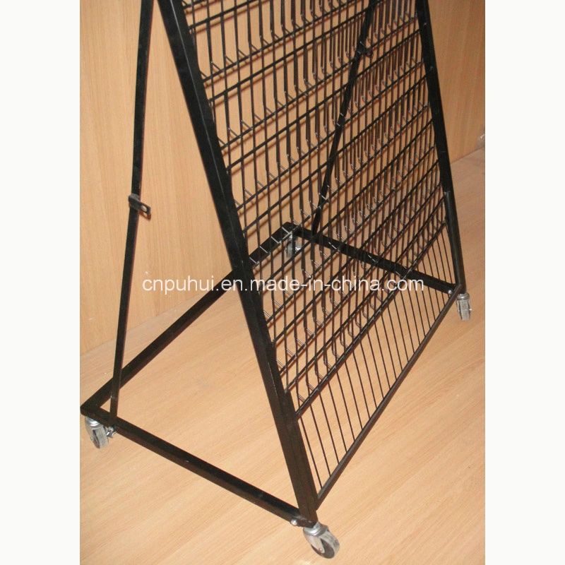 Multi Layer Folding Booklets Presentation Wire Display Shelving (PHY391)