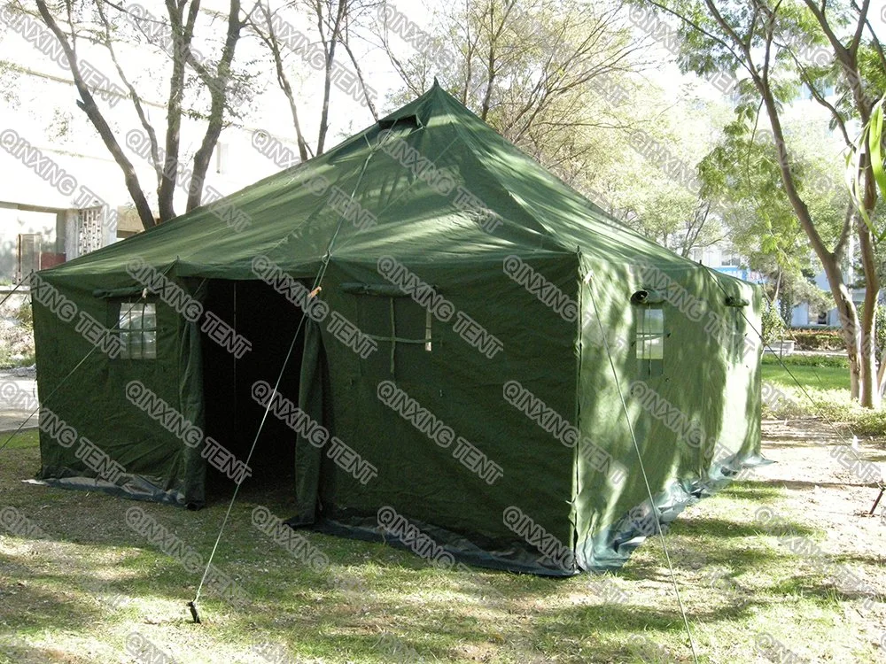 Imperméable 4.8mx4.8m Windproof Camo durables tente de toile pour 10-12 personnes