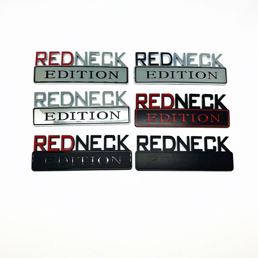 Factory Wholesale Custom Logo OEM Redneck Edition Emblem Emblem Badge Decal Car Truck - Redneck