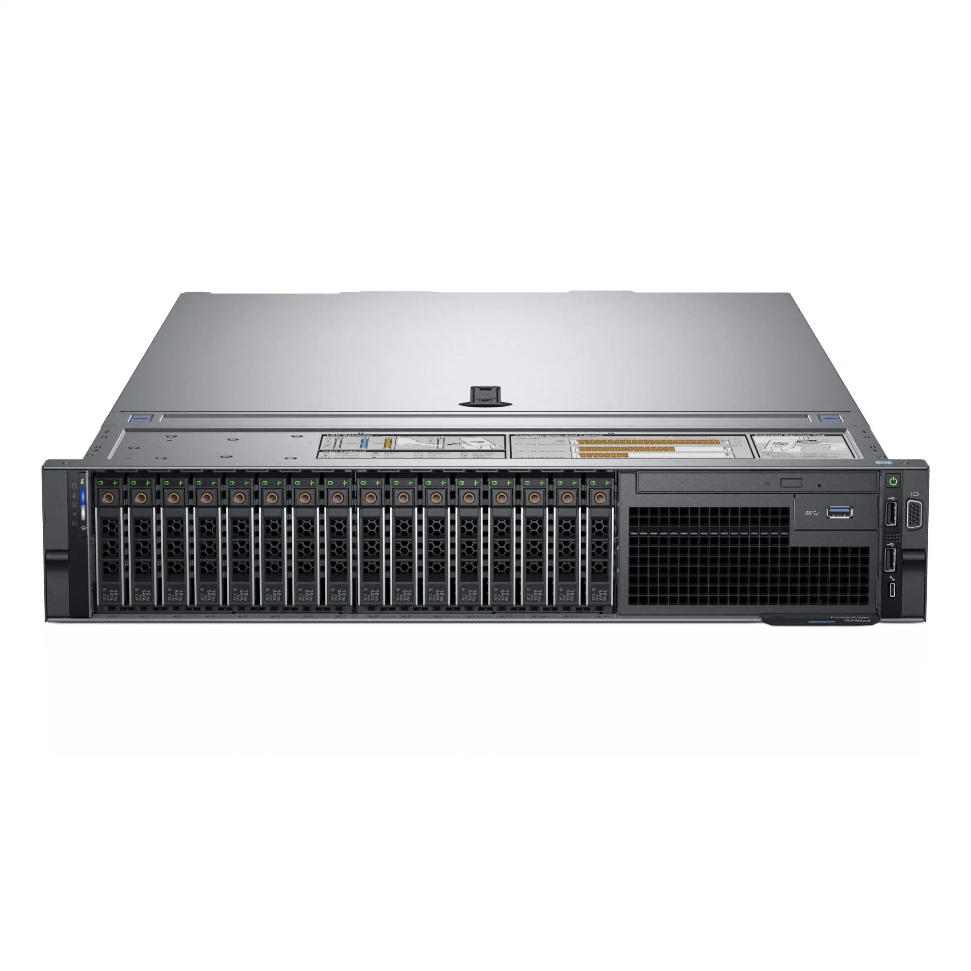 Cost Effective New Server Poweredge R740 Intel Xeon 4214r 64GB