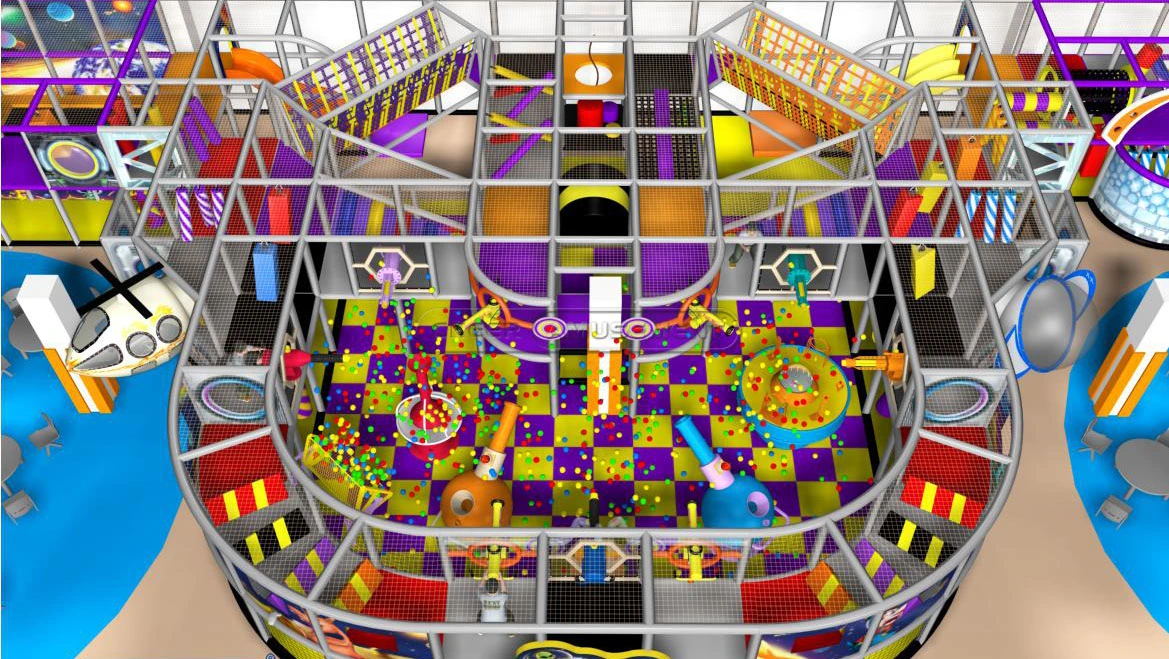 Cheer Amusement Children Space Themed Indoor Playground Equipment