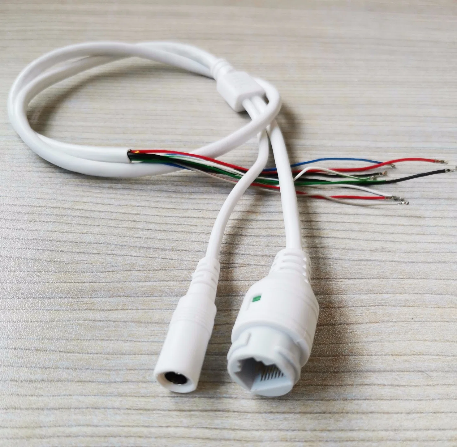 RJ45 Female Connector CCTV IP Camera Poe Injector Cable (pH6-1604)