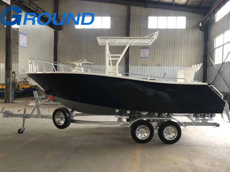 S580cc 5.80m 19FT Hot Sale Family Leisure Center Console and T Top Aluminum Speed Fishing Boat