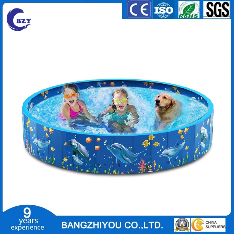 Manufacturers Supply Pet Pool PVC Folding Pet Bath Tub Pet Supplies Grooming Cleaning Dog Pool Swimming Pool