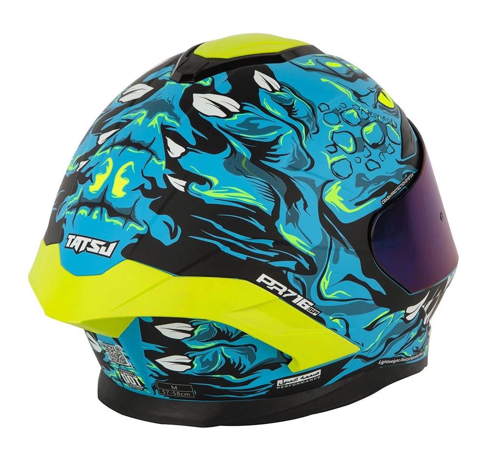 High quality/High cost performance  Unisex-Adult Full Face Motorbike Helmets with Dual Visor