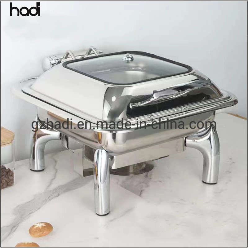 Commercial Kitchen Equipment Prices Wedding Decoration Hot Sale Fast Food Electric Food Warmer Display Buffet Food Warmer 9L Oblong Chafing Dish Set Buffet