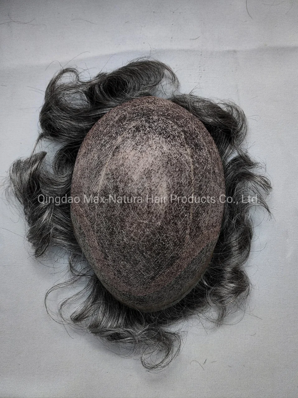 Most Durable Welded Mono Base Custom-Made Hair System with Swis-Lace-Front and Remy-Human-Hair