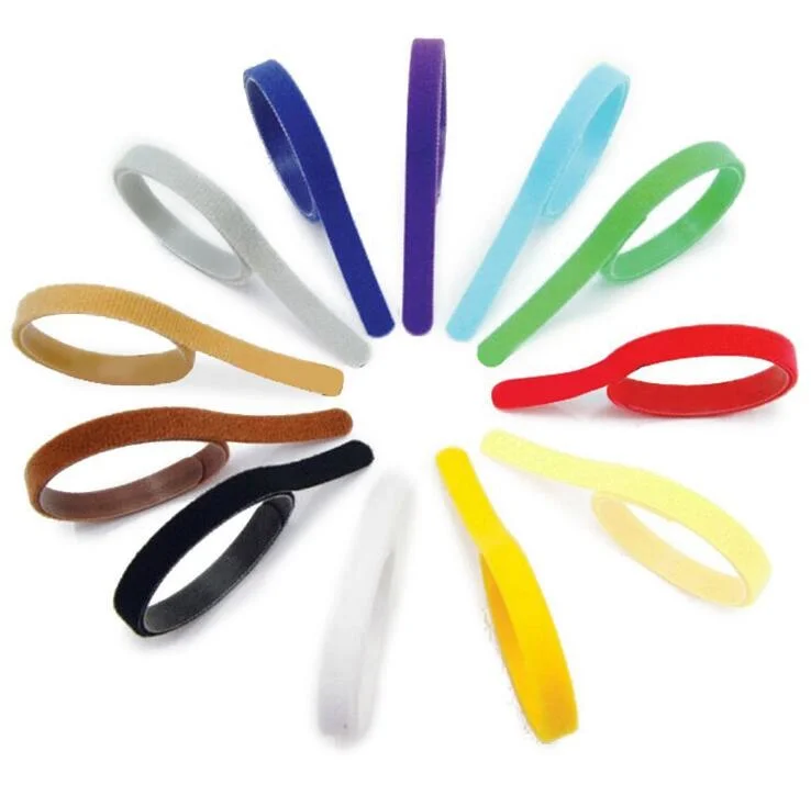 12 colores ajustable de Velcro de doble cara ID cachorro bandas collares