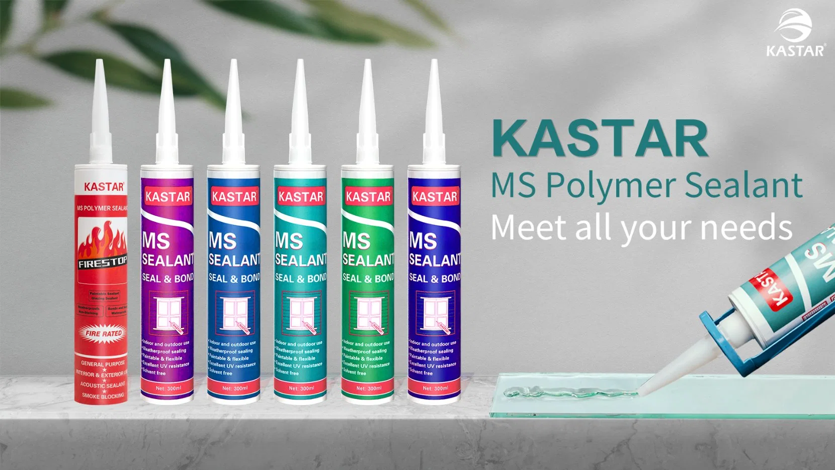 Kastar 730 Gp Acetoxy Silicone Sealant for General Purpose