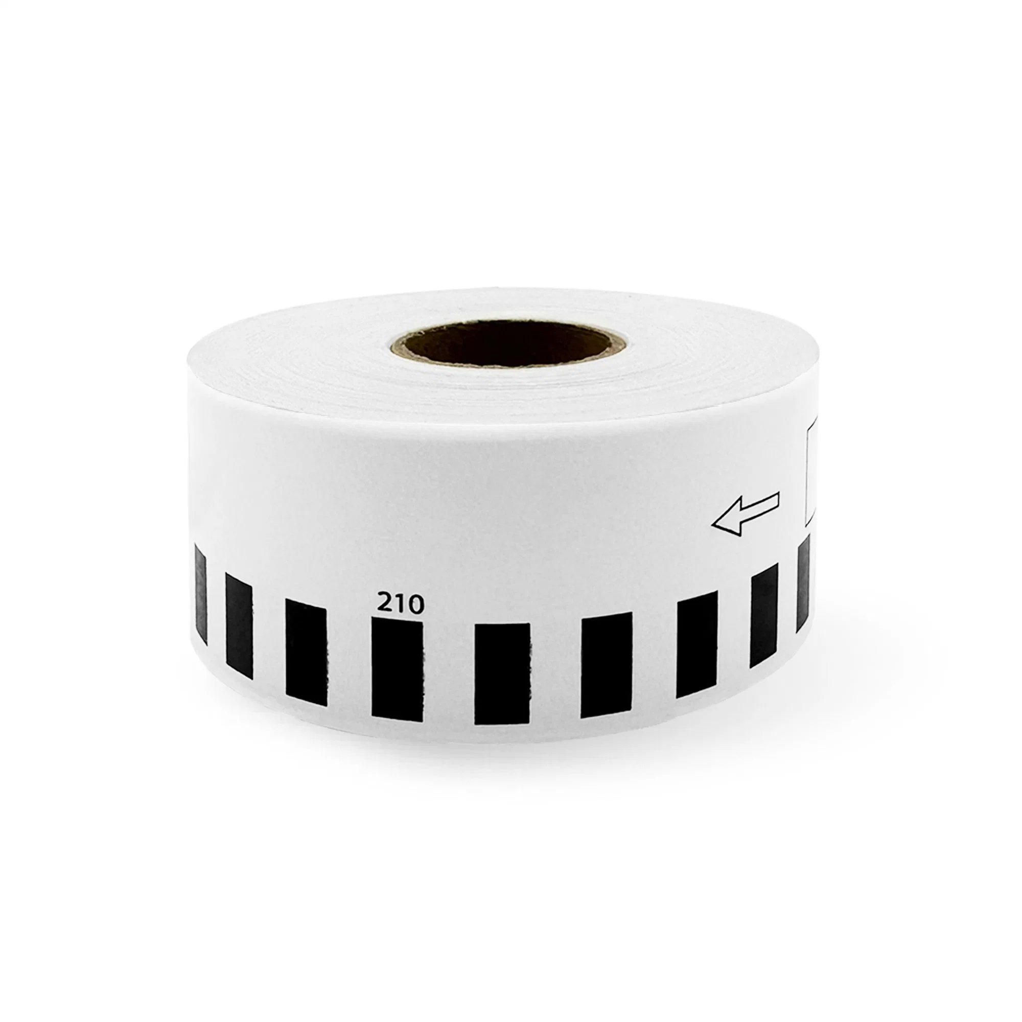 Compatible Brother Dk-22210 Continuous Paper Tape 29mm Wide Black on White