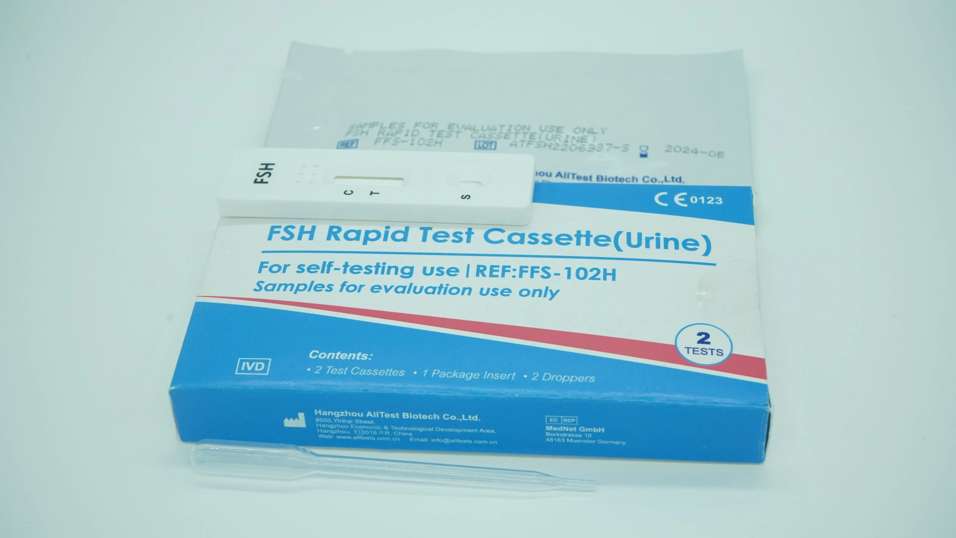 One-Step Follicle-Stimulating Hormone (FSH) Test Cassette