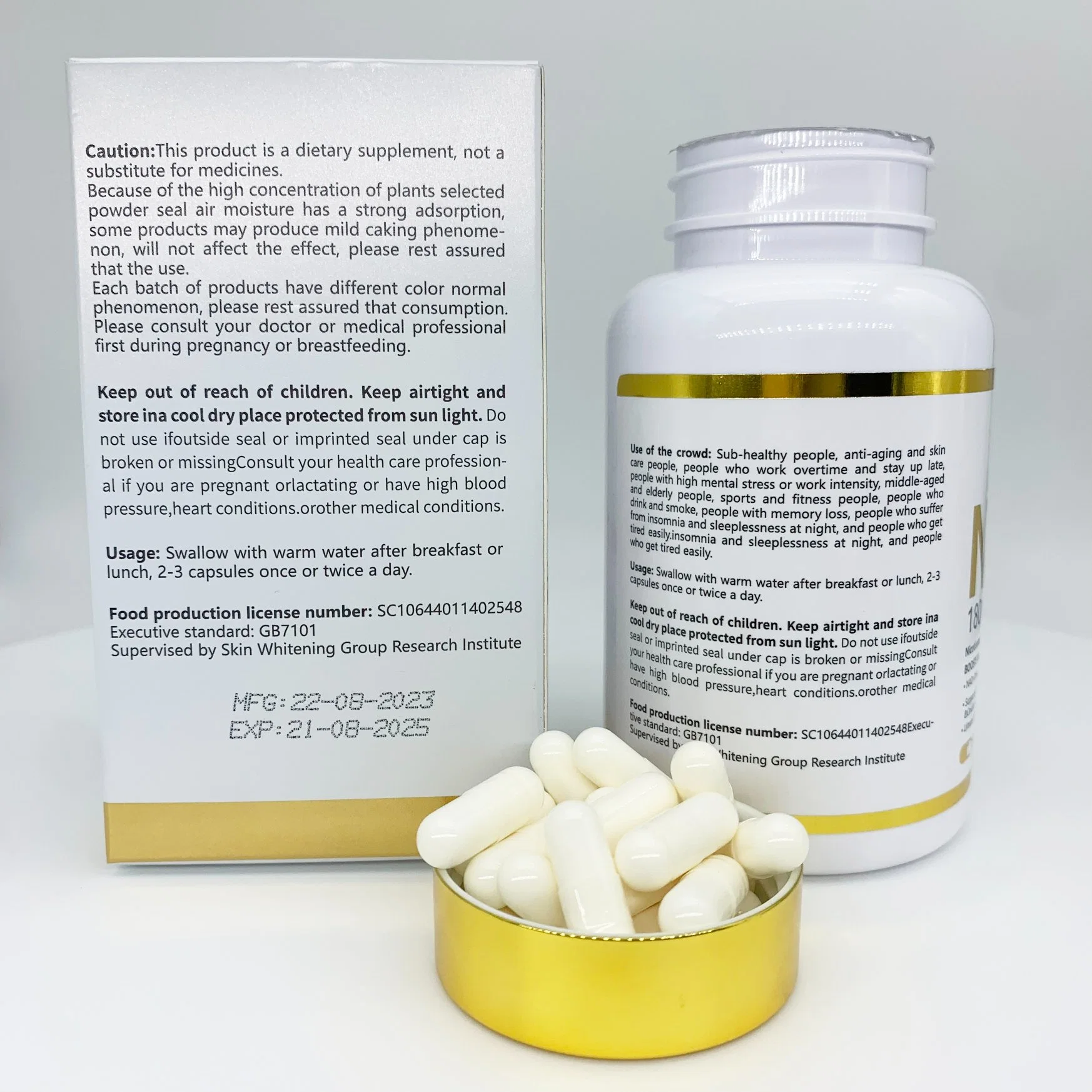 New OEM Factory Price Private Label Logo Hot Selling Supplements Healthcare Nmn 18000mg 90 Capsules