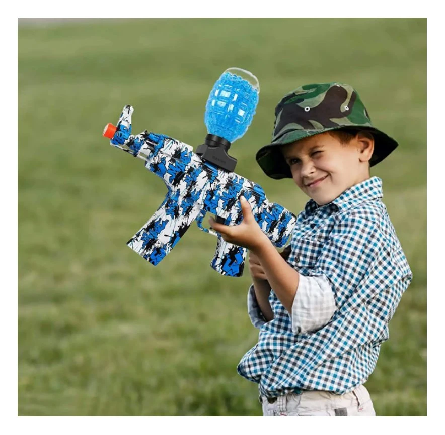 Pistolets jouets automatiques à billes d'eau en gel pour enfants