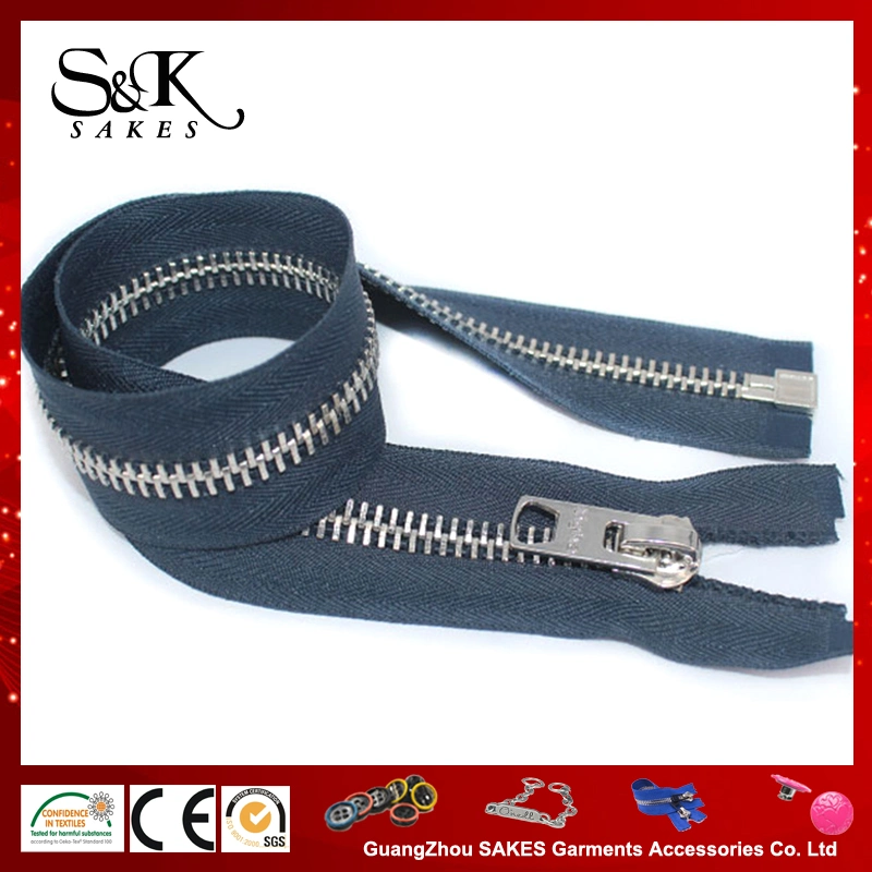 New Products Recycled Design 5# Metal Zipper for Cloth and Bag